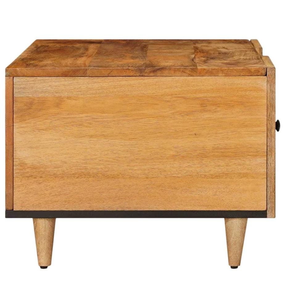 Couchtisch Natur 100 x 54 x 40 cm Massivholz Mango