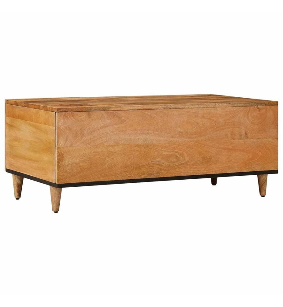 Couchtisch Natur 100 x 54 x 40 cm Massivholz Mango