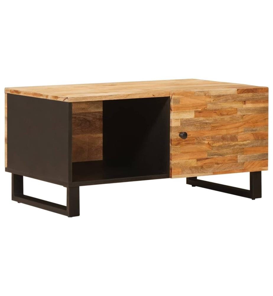 Couchtisch Braun 80 x 50 x 40 cm Massivholz Mango