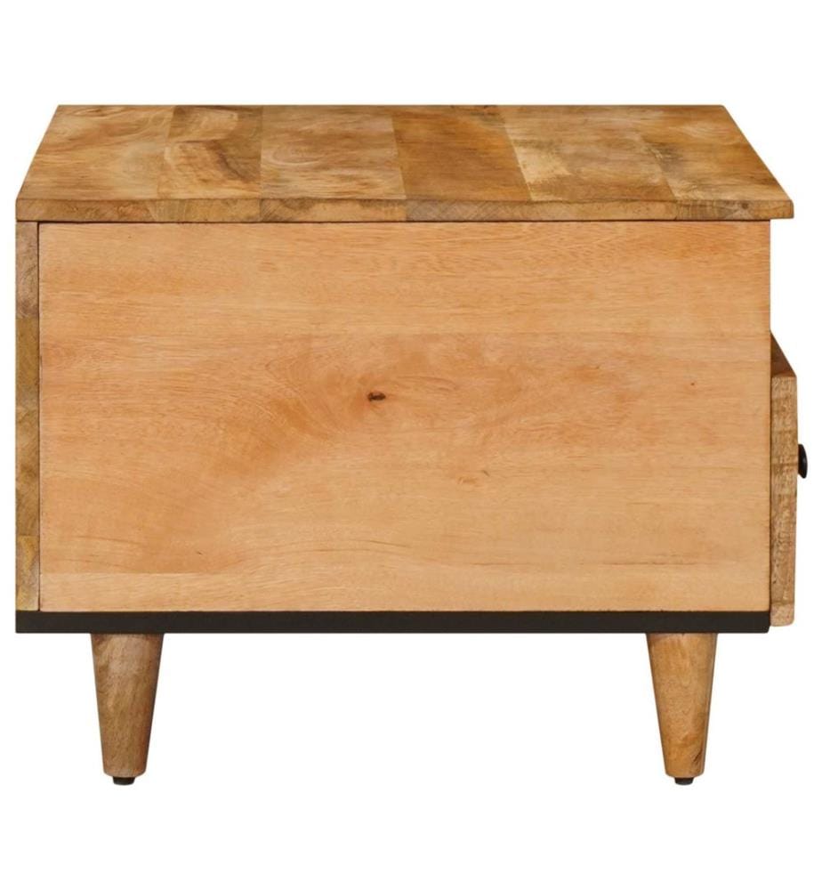 Couchtisch Braun 80 x 54 x 40 cm Massivholz Mango