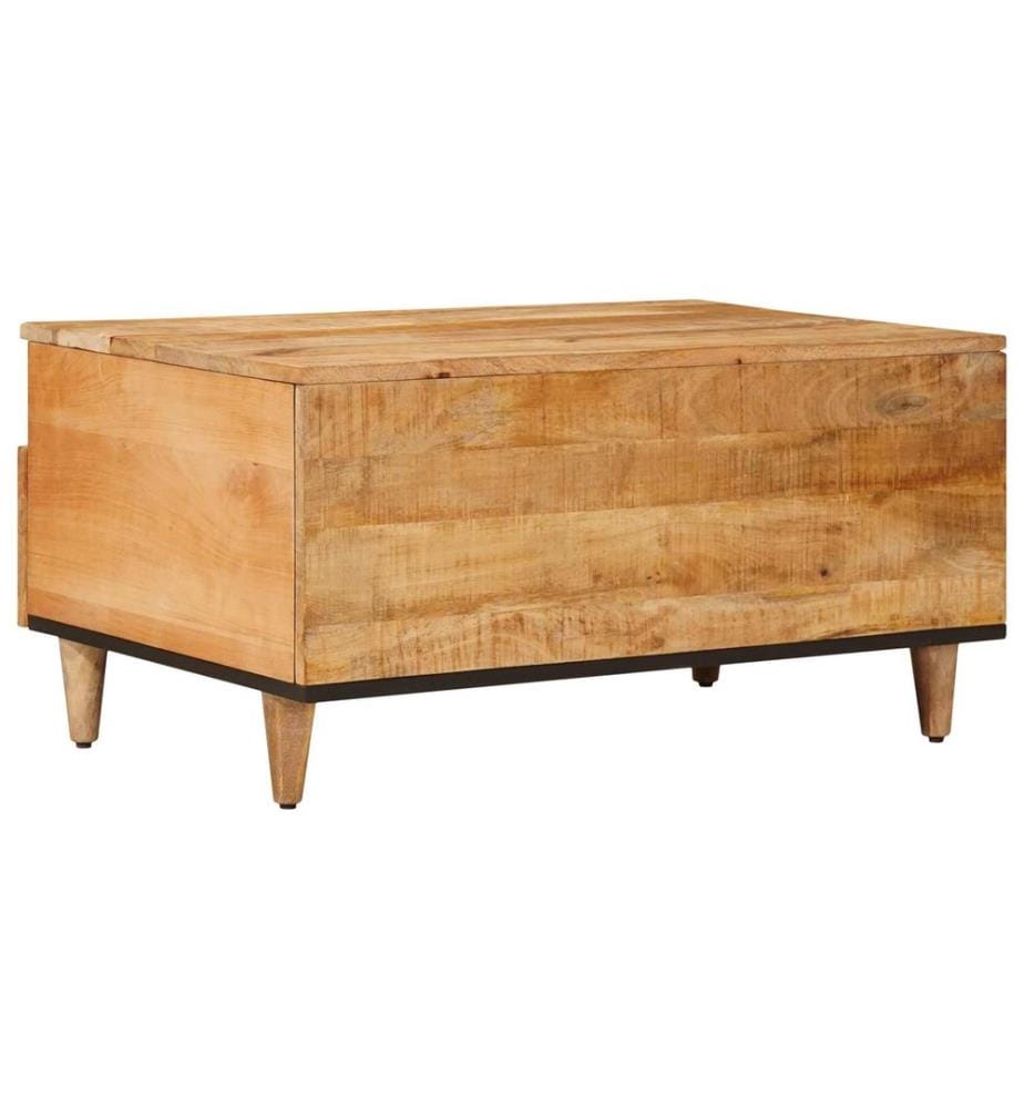 Couchtisch Braun 80 x 54 x 40 cm Massivholz Mango