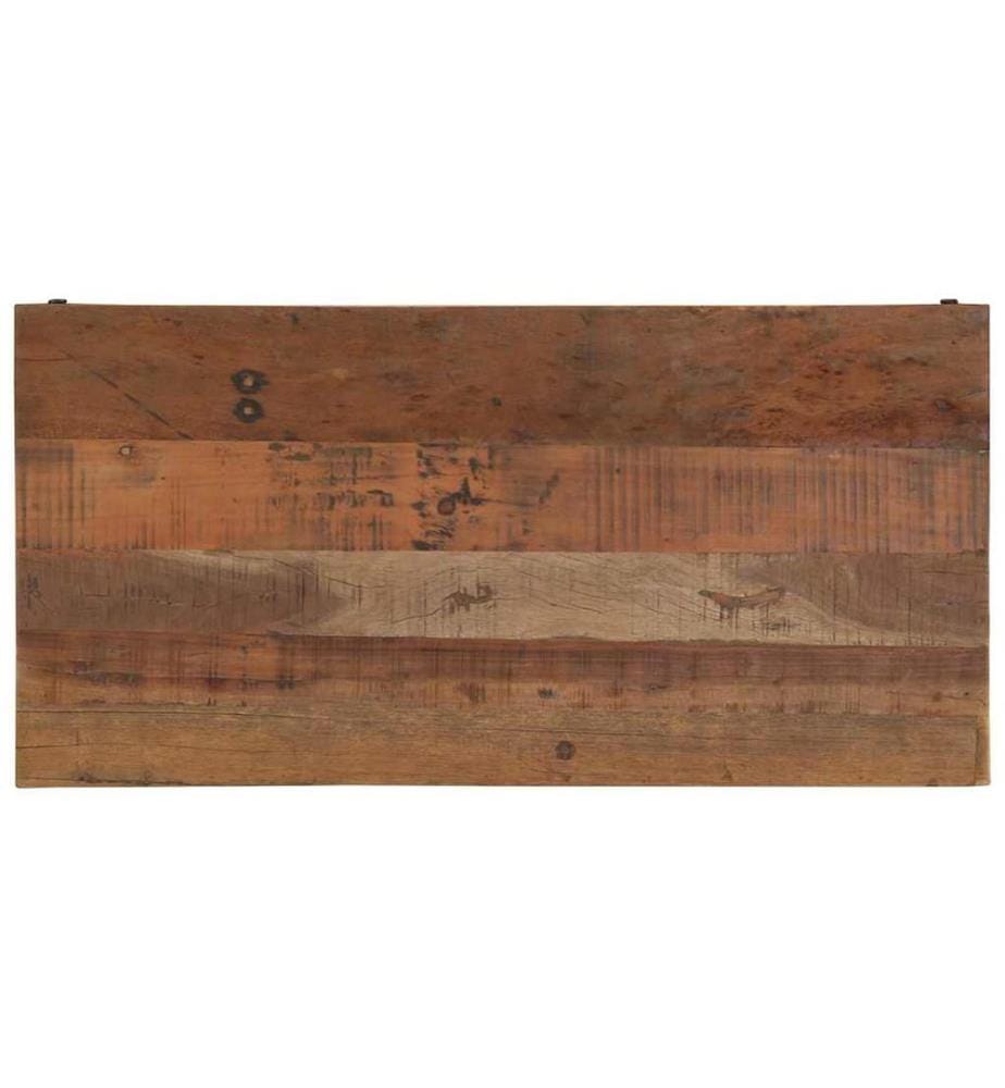 Couchtisch Braun 110 x 55 x 40 cm Massives upgecyceltes Holz
