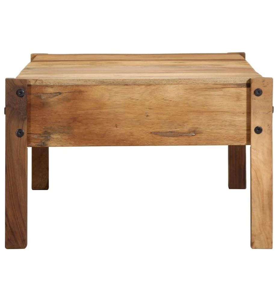 Couchtisch Braun 110 x 54 x 35 cm Massives upgecyceltes Holz