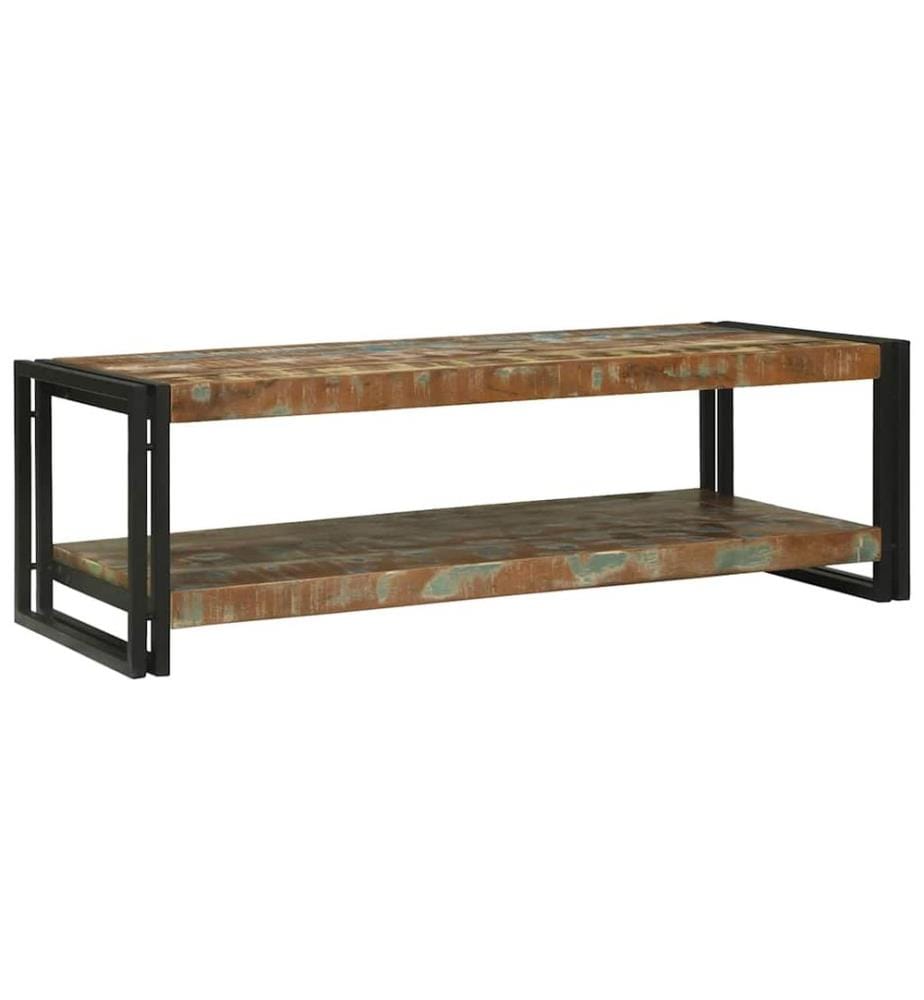 Couchtisch Mehrfarbig Massives upgecyceltes Holz