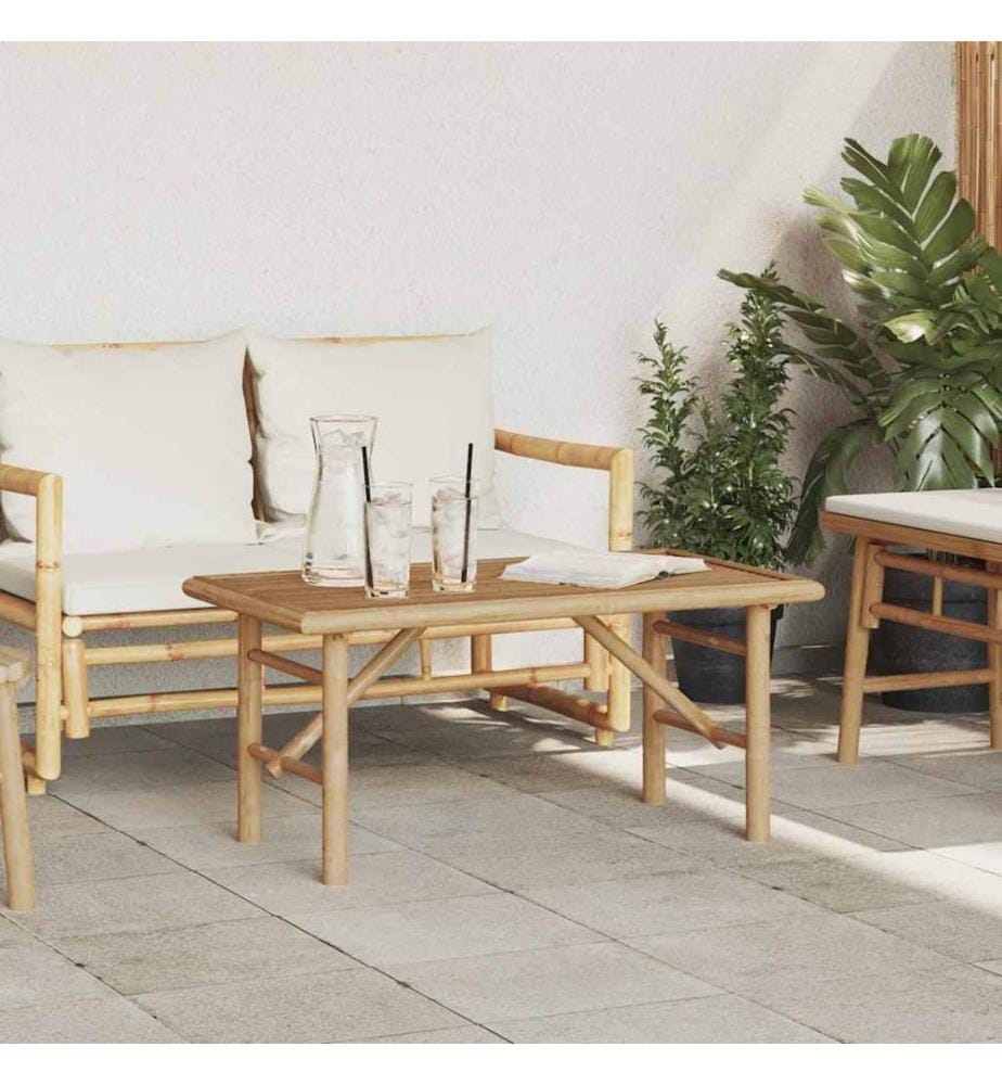 Table basse Marron 90 x 50 x 43 cm Bambou
