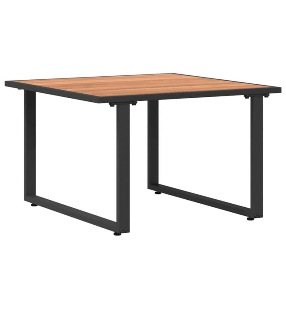 Table basse Noir et Marron 55 x 55 x 35 cm