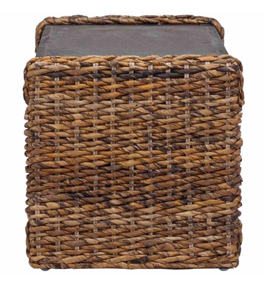Couchtisch Natur 70 x 35 x 35 cm Massives Mahagoni Holz