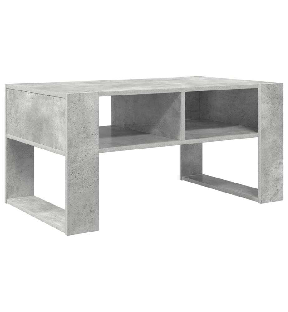 Couchtisch Beton Grau 92 x 53 x 45 cm Holzwerkstoff