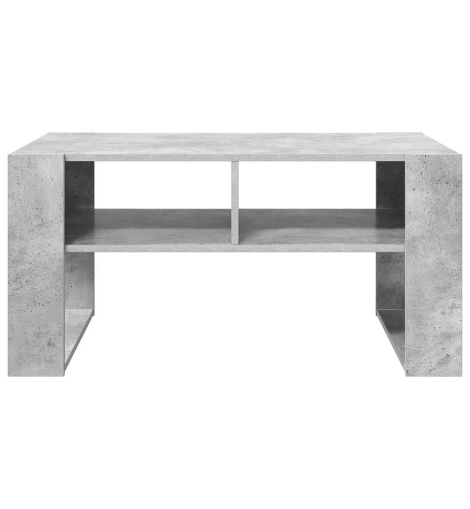 Couchtisch Beton Grau 92 x 53 x 45 cm Holzwerkstoff