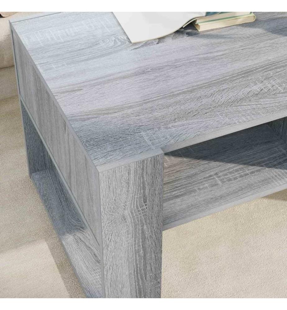 Couchtisch Graues Sonoma 92 x 53 x 45 cm Holzwerkstoff