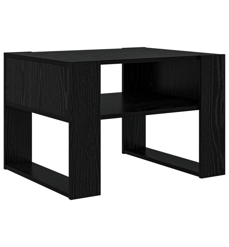 Couchtisch Schwarz Eichen-Optik 66 x 53 x 45 cm Holzwerkstoff