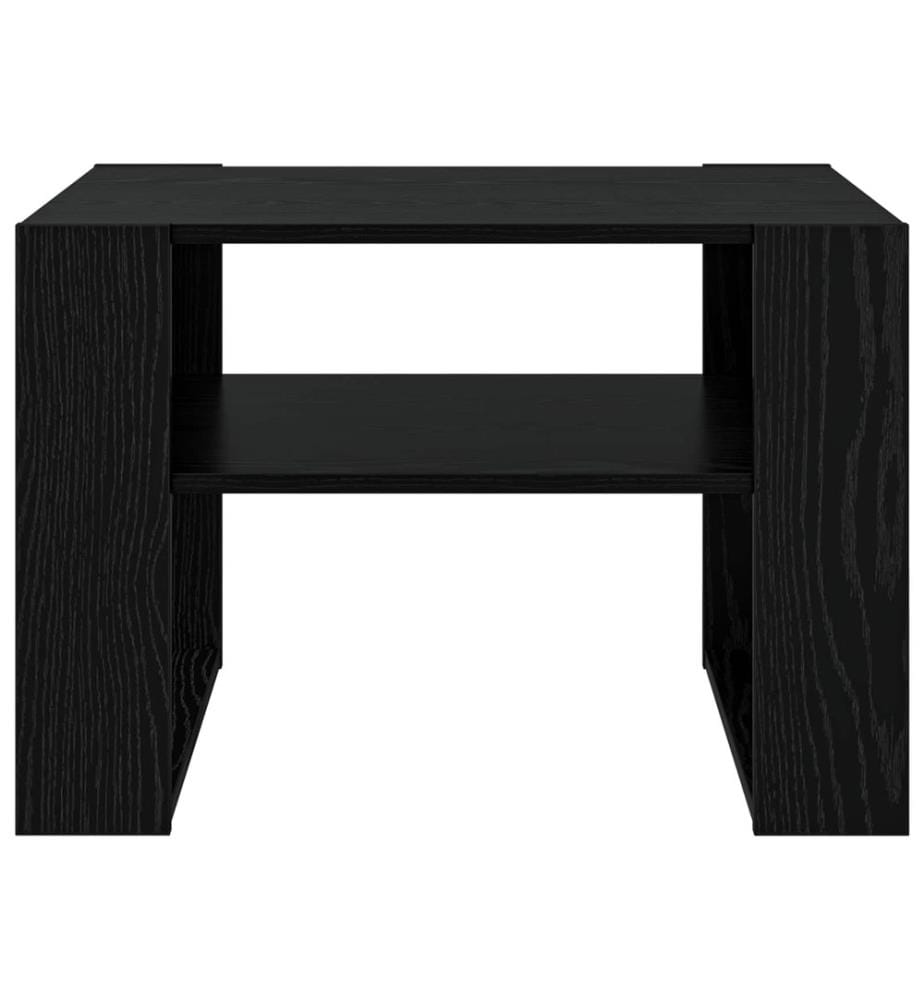 Couchtisch Schwarz Eichen-Optik 66 x 53 x 45 cm Holzwerkstoff