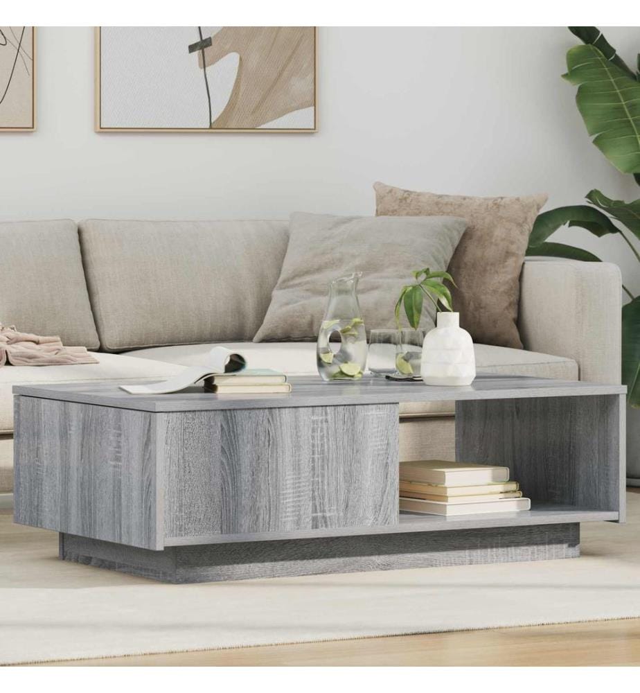 Couchtisch Graues Sonoma 95 x 55 x 31 cm Holzwerkstoff