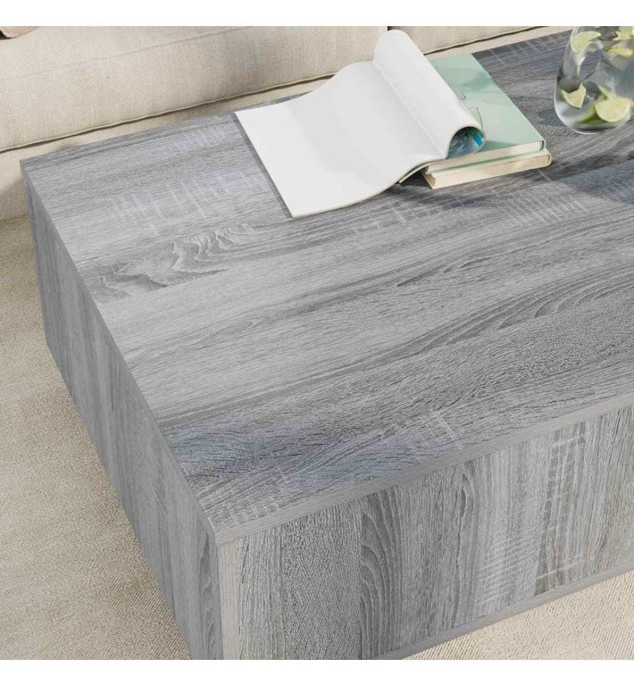 Couchtisch Graues Sonoma 95 x 55 x 31 cm Holzwerkstoff