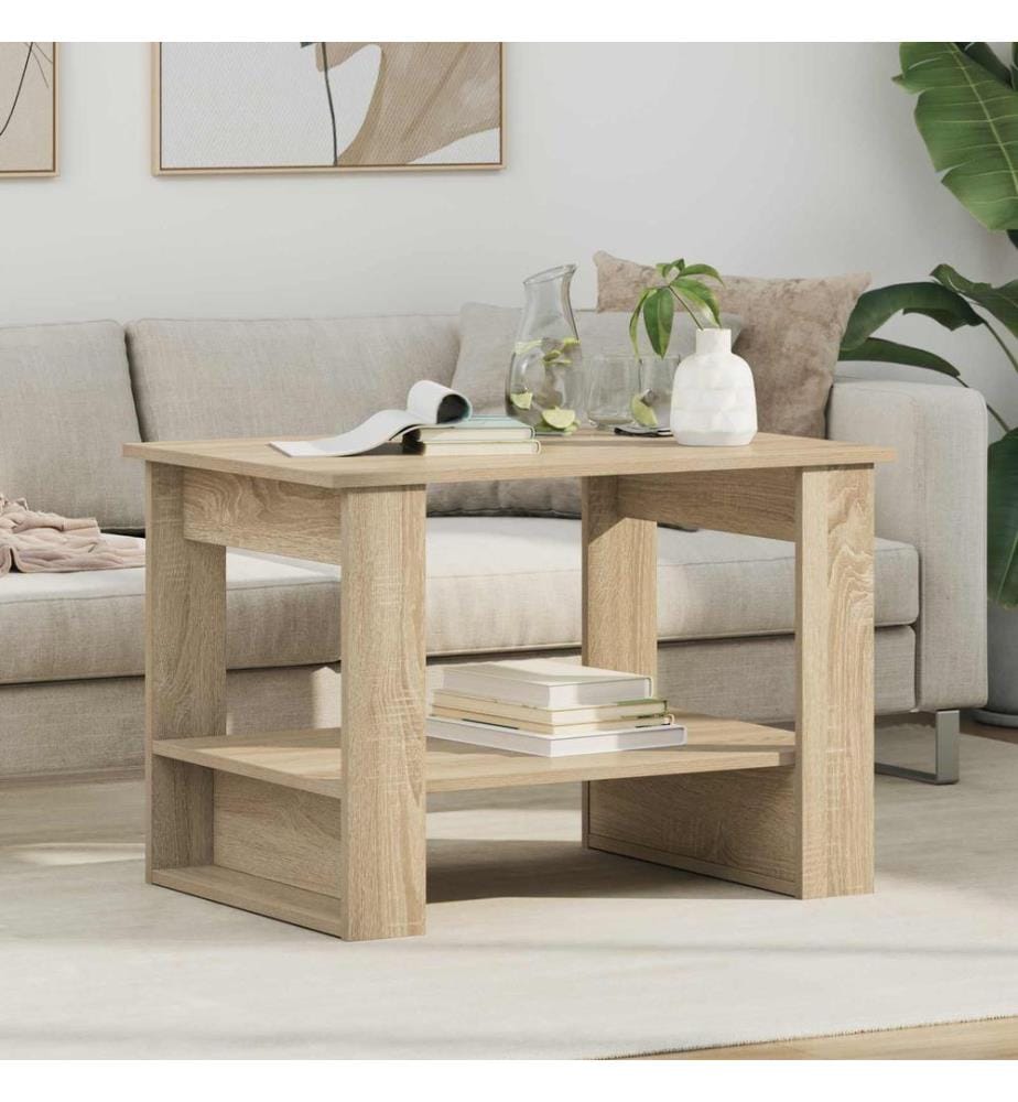 Couchtisch Sonoma-Eiche 72 x 50 x 50 cm Holzwerkstoff