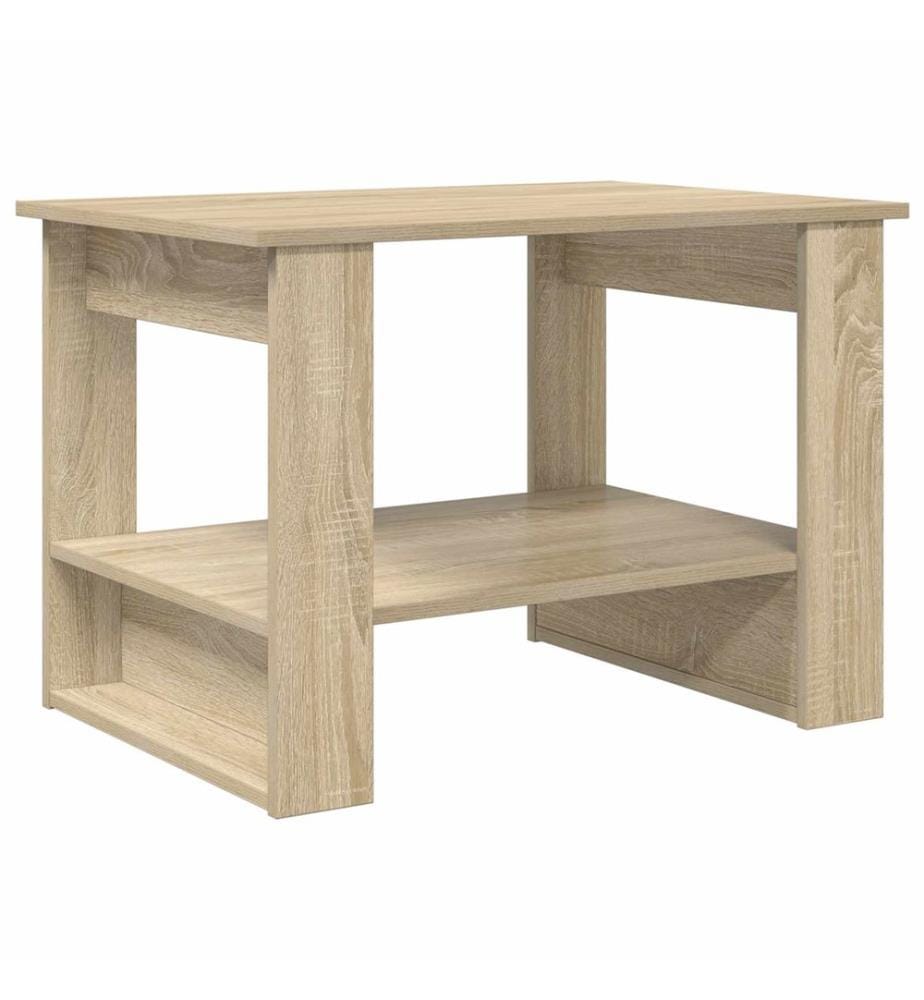 Couchtisch Sonoma-Eiche 72 x 50 x 50 cm Holzwerkstoff