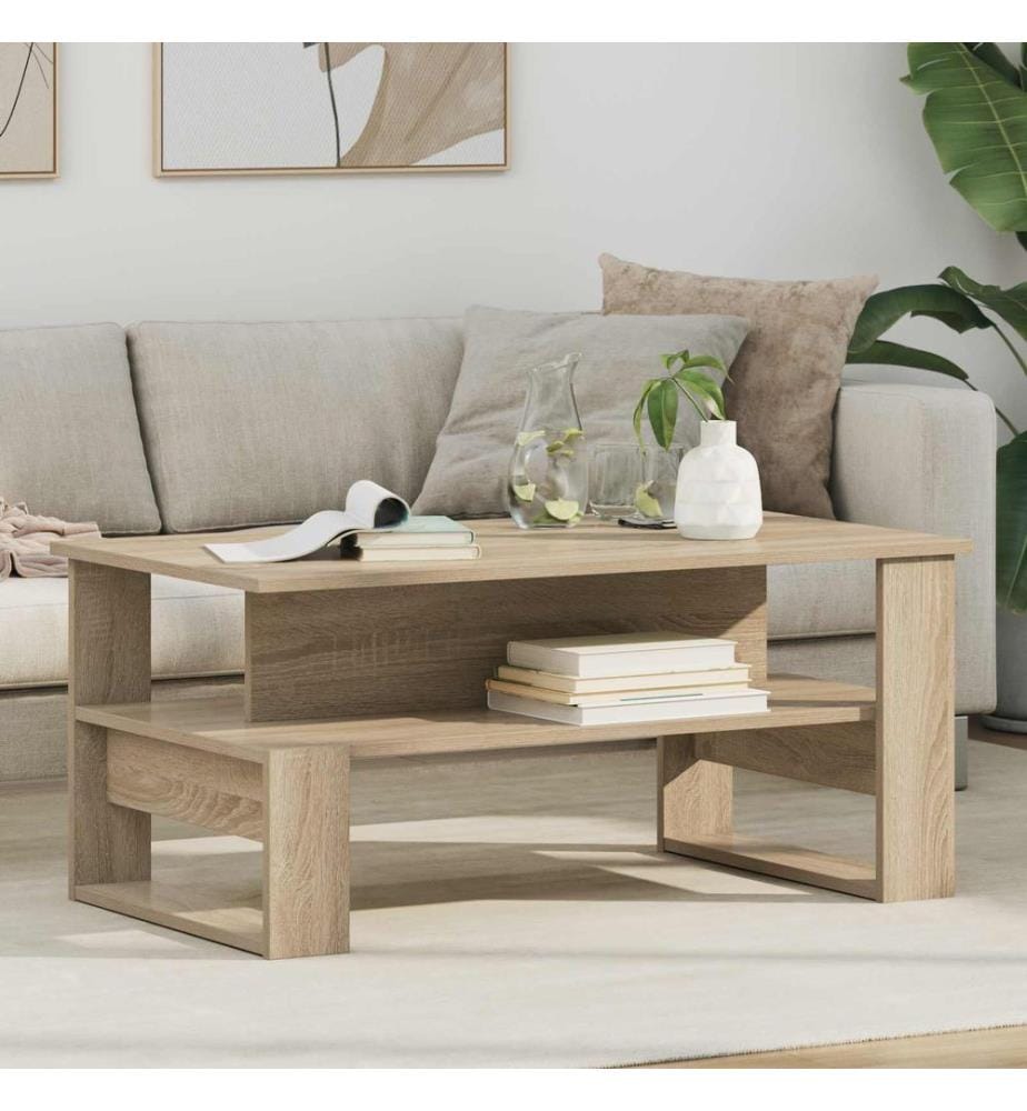 Couchtisch Sonoma-Eiche 90 x 50 x 40 cm Holzwerkstoff