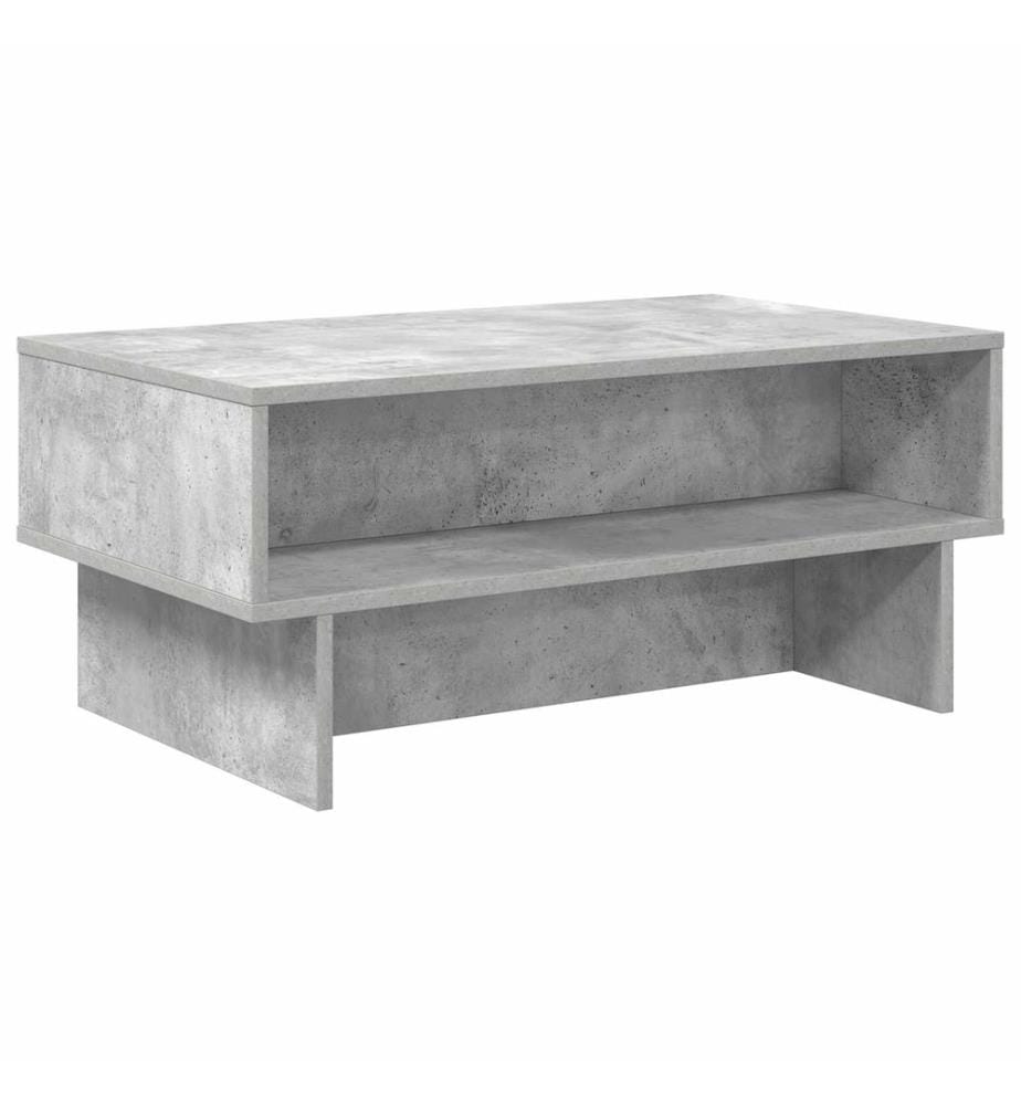 Couchtisch Beton Grau 80 x 46 x 35 cm Holzwerkstoff