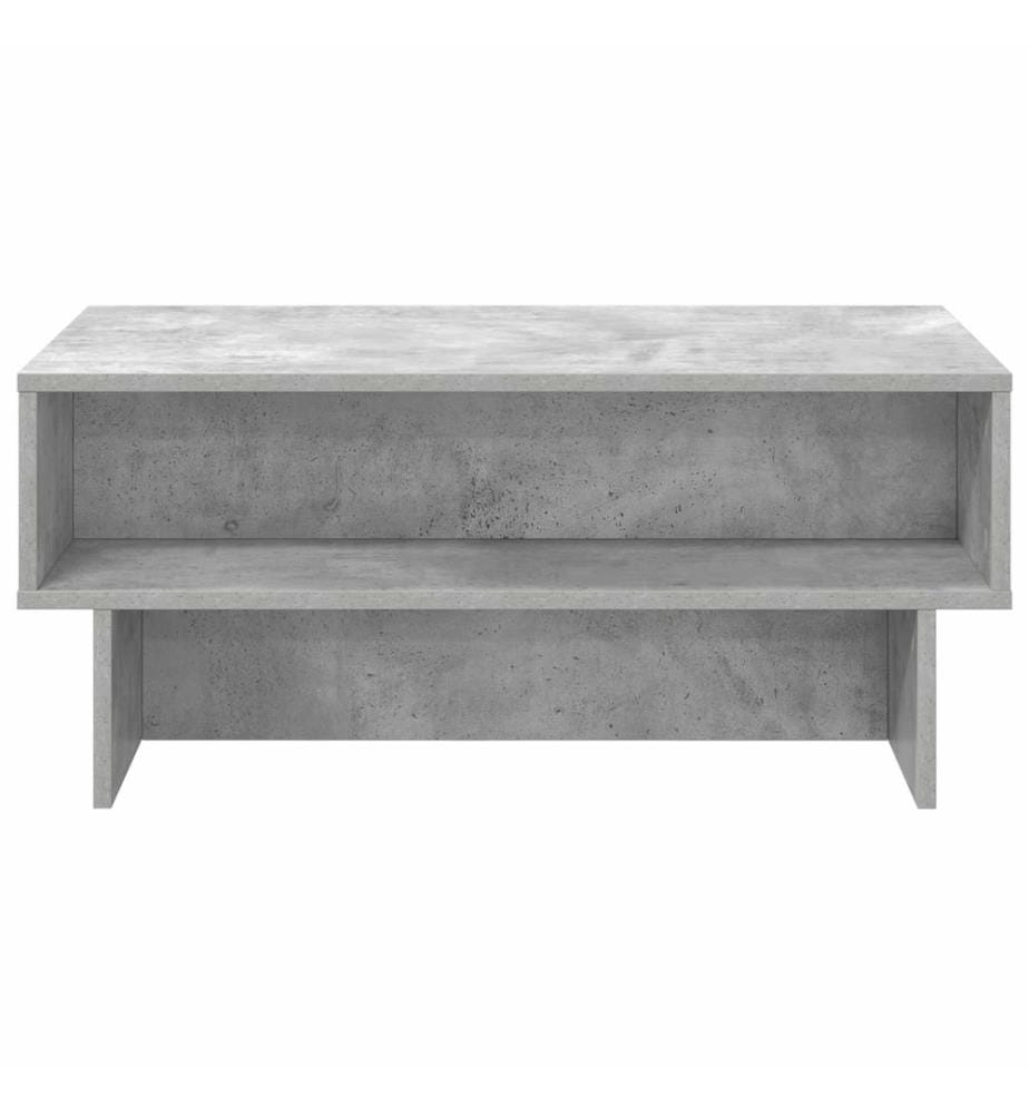 Couchtisch Beton Grau 80 x 46 x 35 cm Holzwerkstoff