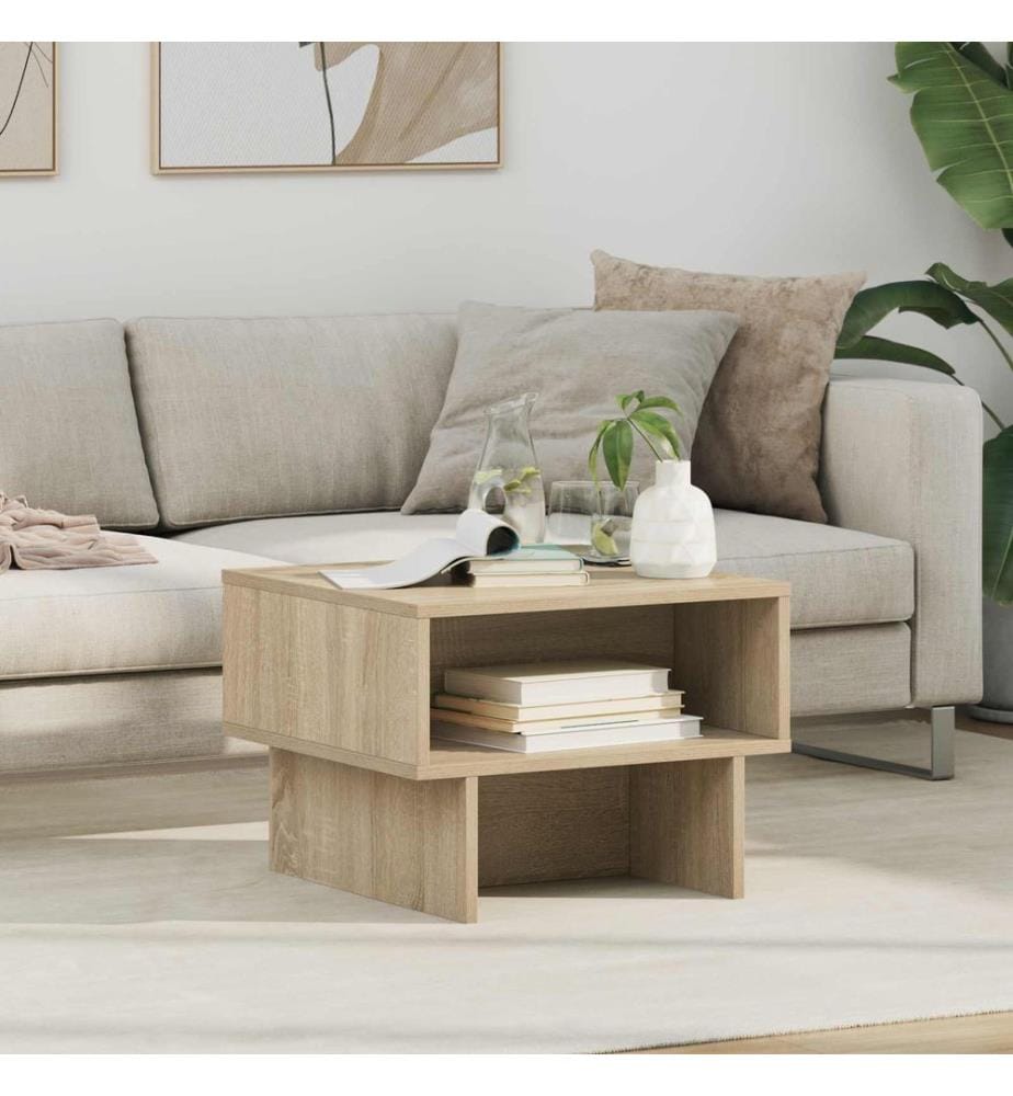 Couchtisch Sonoma-Eiche 48 x 46 x 35 cm Holzwerkstoff