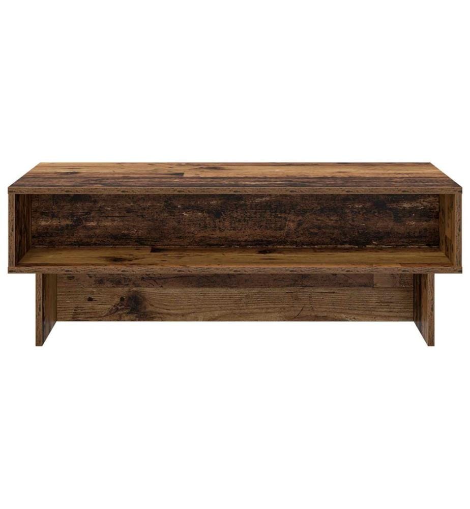 Table basse Bois ancien 100 x 46 x 35 cm Bois d'ingénierie