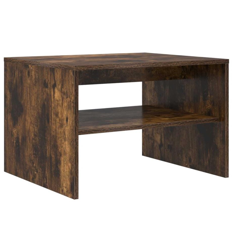 Couchtisch Geräucherte Eiche 60 x 50 x 40 cm Holzwerkstoff