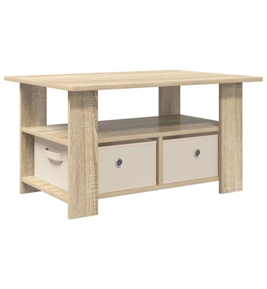 Couchtisch Sonoma-Eiche 77 x 55 x 42 cm Holzwerkstoff