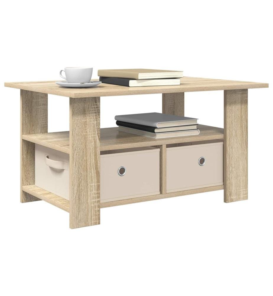 Couchtisch Sonoma-Eiche 77 x 55 x 42 cm Holzwerkstoff