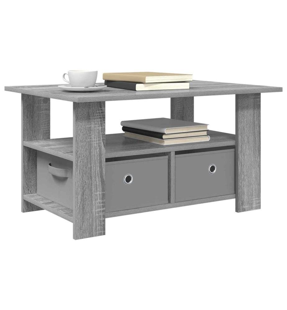Couchtisch Graues Sonoma 77 x 55 x 42 cm Holzwerkstoff