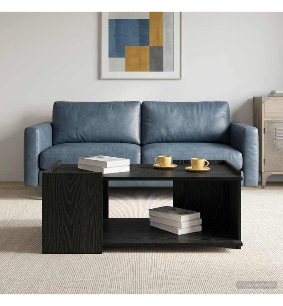 Couchtisch Schwarze Eiche 90 x 50 x 33 cm Holzwerkstoff