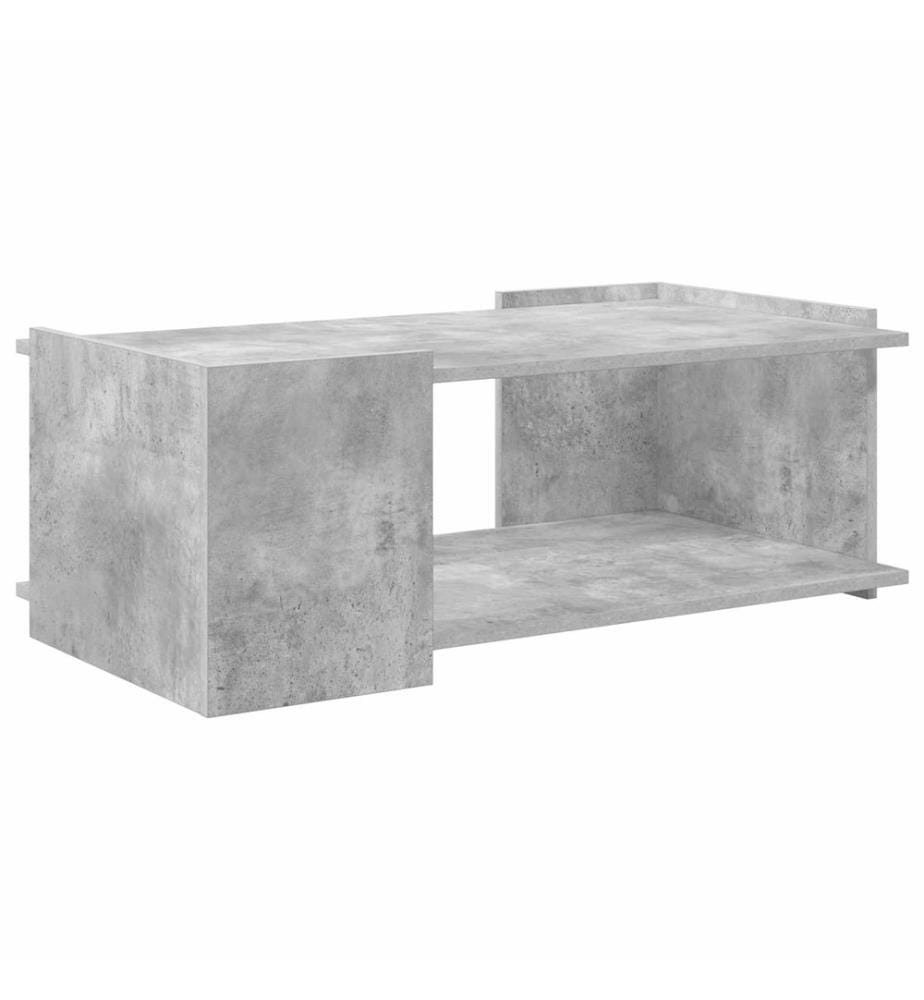 Couchtisch Betongrau 90 x 50 x 33 cm Holzwerkstoff
