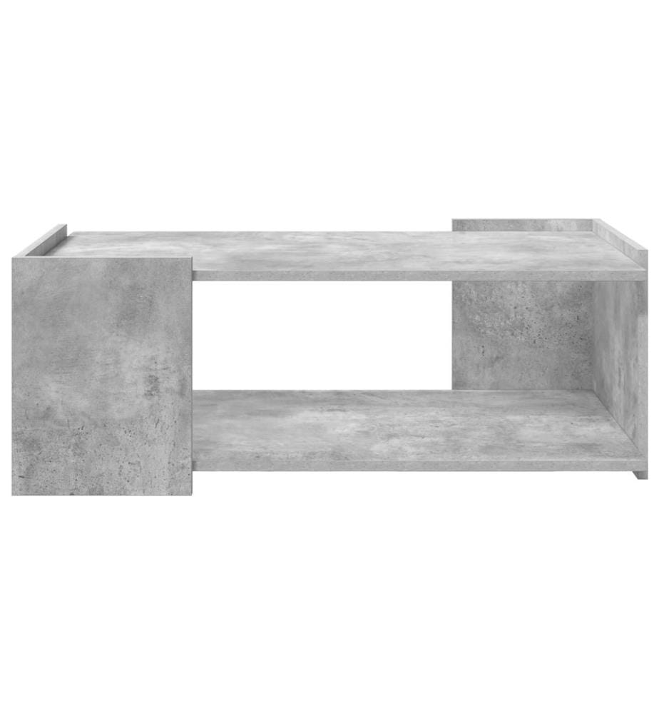 Couchtisch Betongrau 90 x 50 x 33 cm Holzwerkstoff