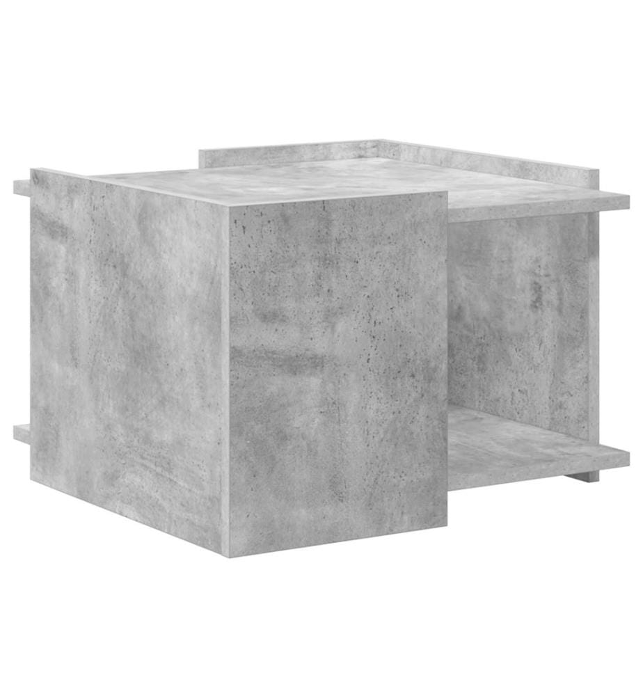 Couchtisch Betongrau 50,5 x 50 x 33 cm Holzwerkstoff