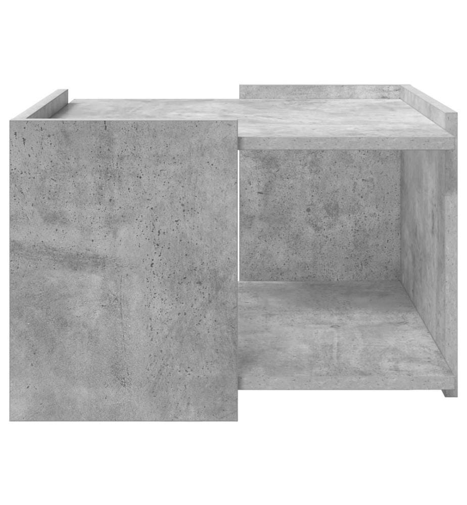 Couchtisch Betongrau 50,5 x 50 x 33 cm Holzwerkstoff