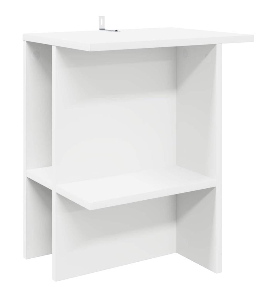 Couchtisch Weiss 40 x 30 x 49 cm Holzwerkstoff