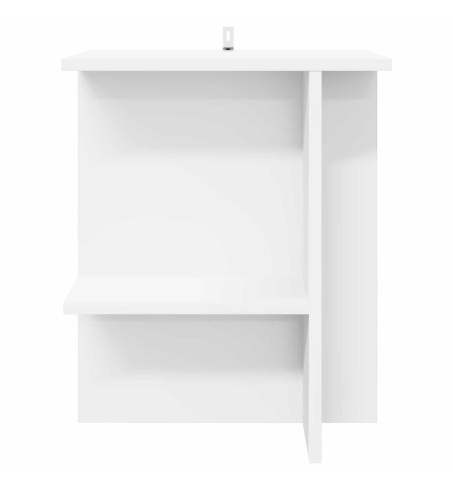 Couchtisch Weiss 40 x 30 x 49 cm Holzwerkstoff