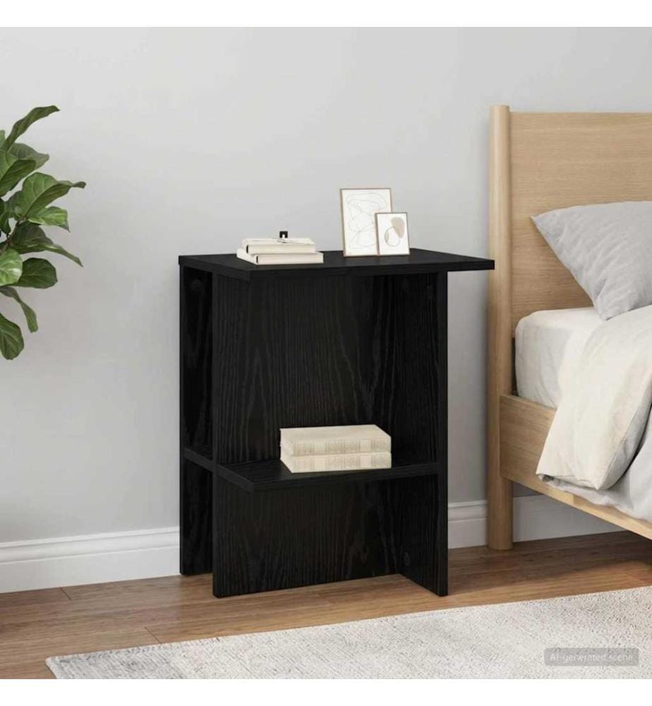 Couchtisch Schwarze Eiche 40 x 30 x 49 cm Holzwerkstoff