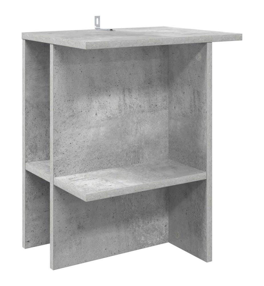 Couchtisch Betongrau 40 x 30 x 49 cm Holzwerkstoff