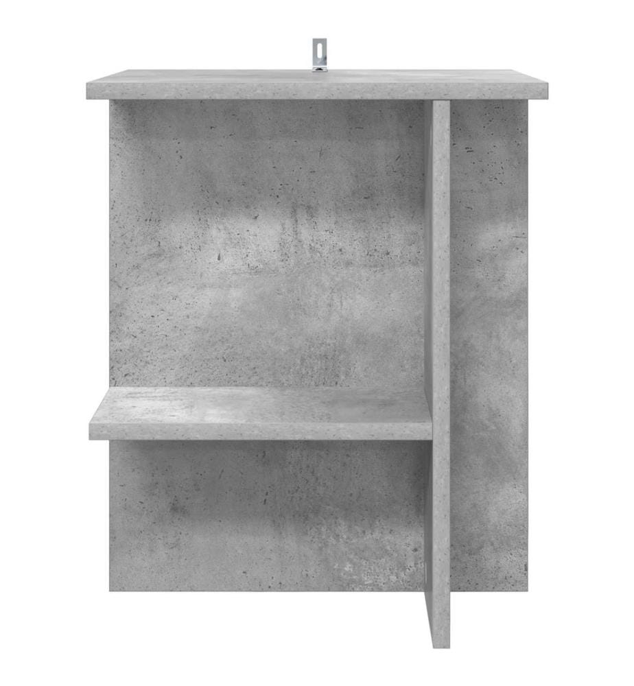 Couchtisch Betongrau 40 x 30 x 49 cm Holzwerkstoff