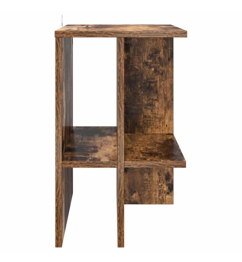 Couchtisch Geräucherte Eiche 40 x 30 x 49 cm Holzwerkstoff