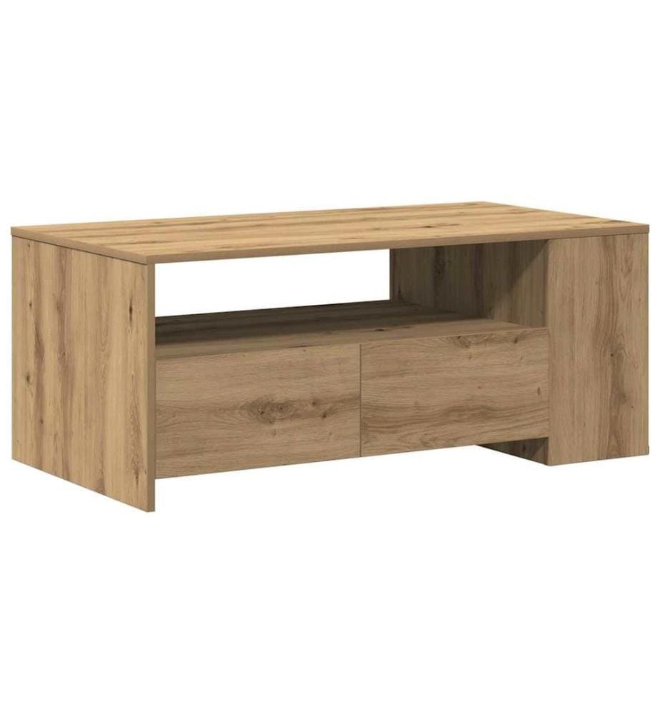 Couchtisch Artisan-Eiche 102 x 55 x 43,5 cm Holzwerkstoff