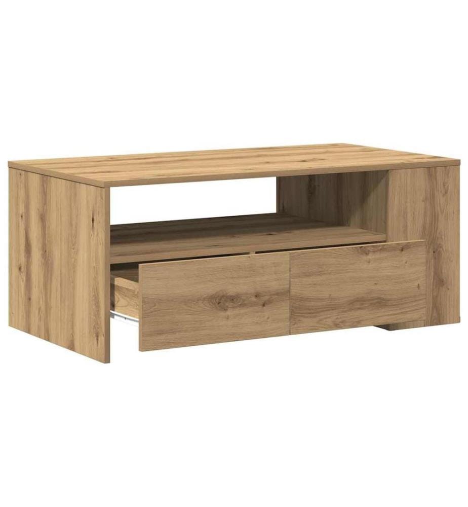 Couchtisch Artisan-Eiche 102 x 55 x 43,5 cm Holzwerkstoff