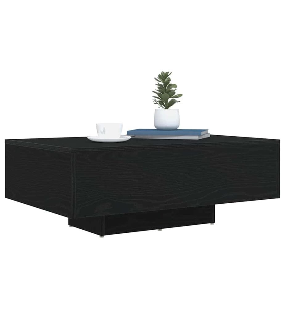 Couchtisch Schwarz Eichen-Optik 85 x 55 x 31 cm Holzwerkstoff