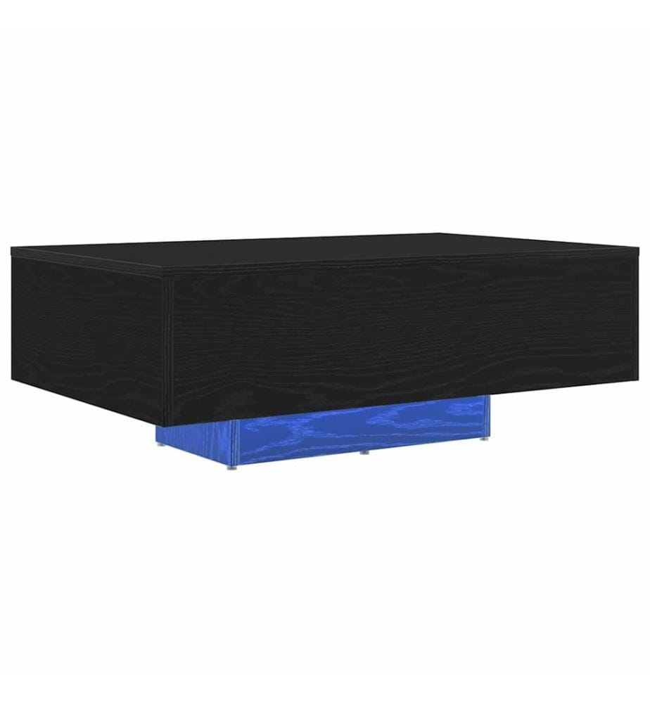 Couchtisch Schwarz Eichen-Optik 85 x 55 x 31 cm Holzwerkstoff