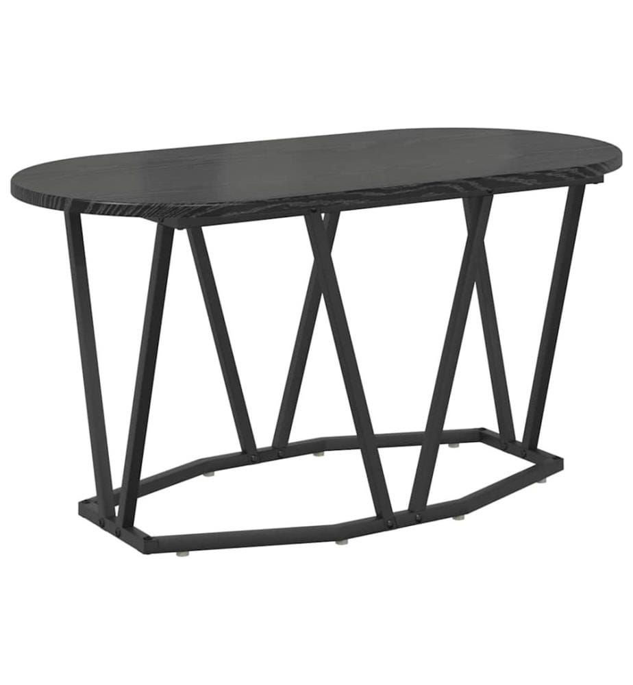 Couchtisch Schwarz Eichen-Optik 80 x 40 x 40.5 cm