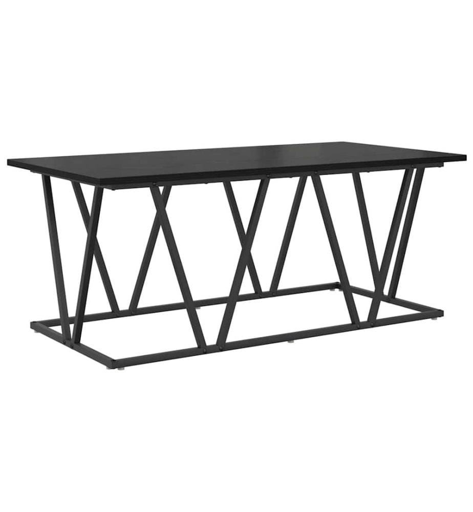 Couchtisch Schwarz Eichen-Optik 100 x 50 x 40 cm