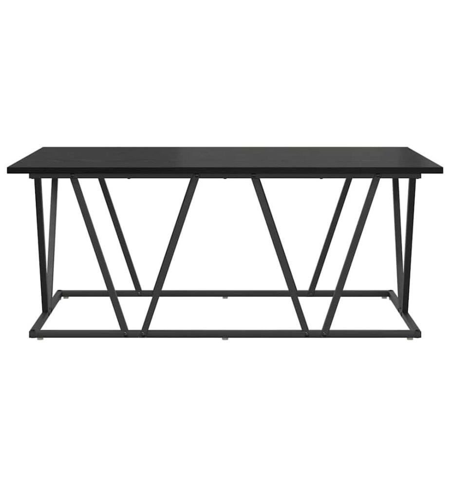 Couchtisch Schwarz Eichen-Optik 100 x 50 x 40 cm