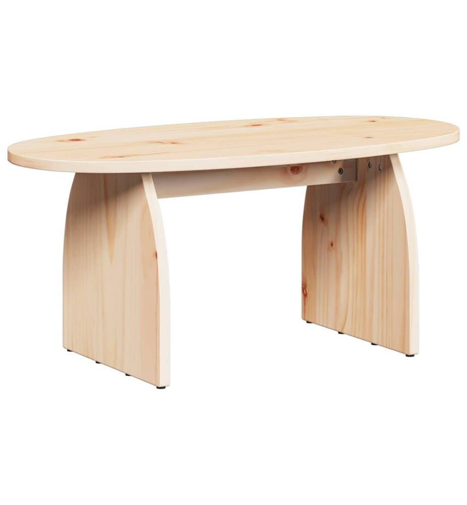 Couchtisch Braun 80 x 40 x 35 cm Massives Kiefernholz