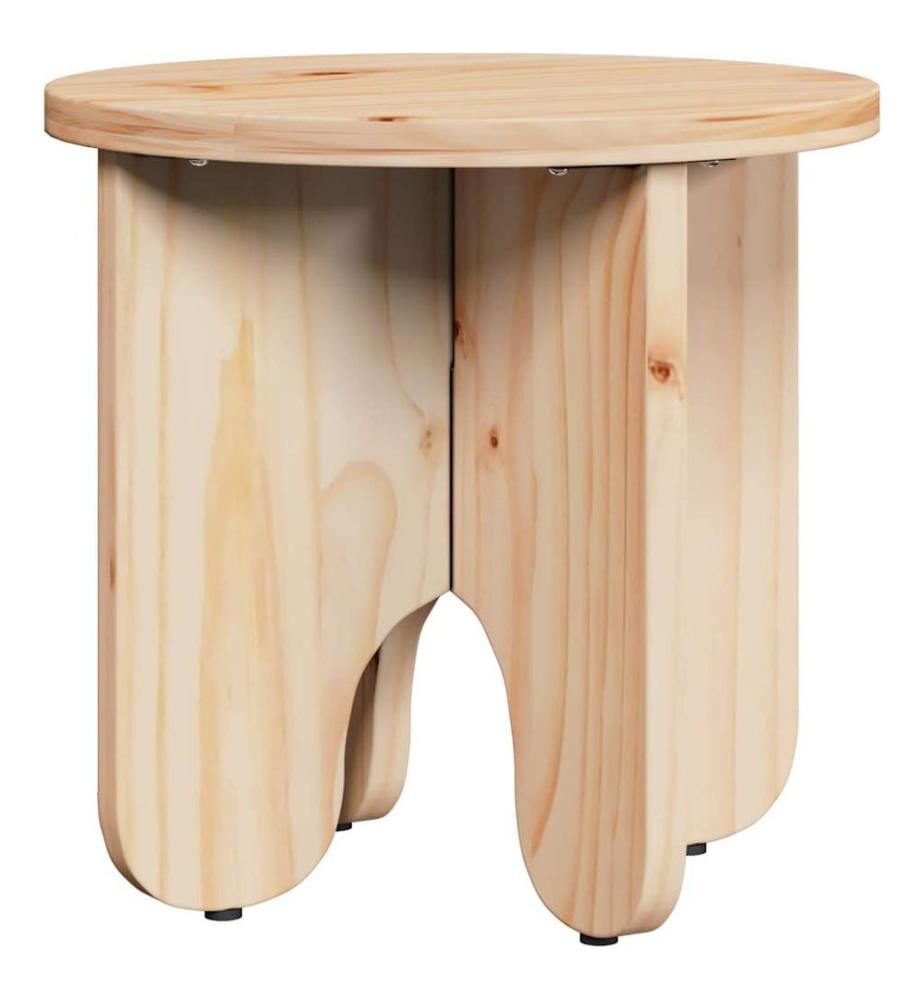 Couchtisch 2 pcs Natur Massivholz Kiefer