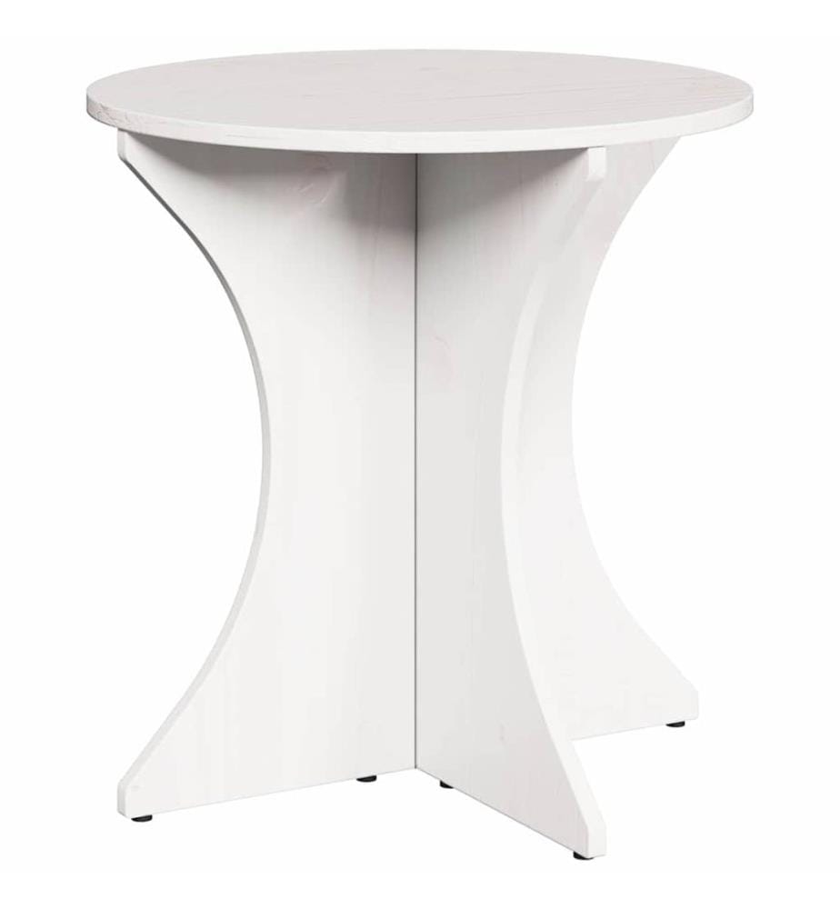 Couchtisch 2 pcs Weiss Massivholz Kiefer